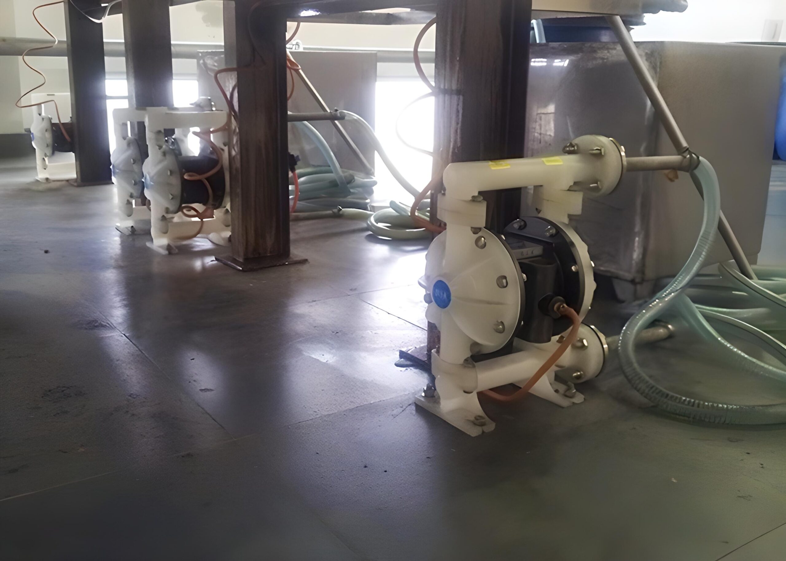 BSK 1" diaphragm pump with PP body for printing ink factory