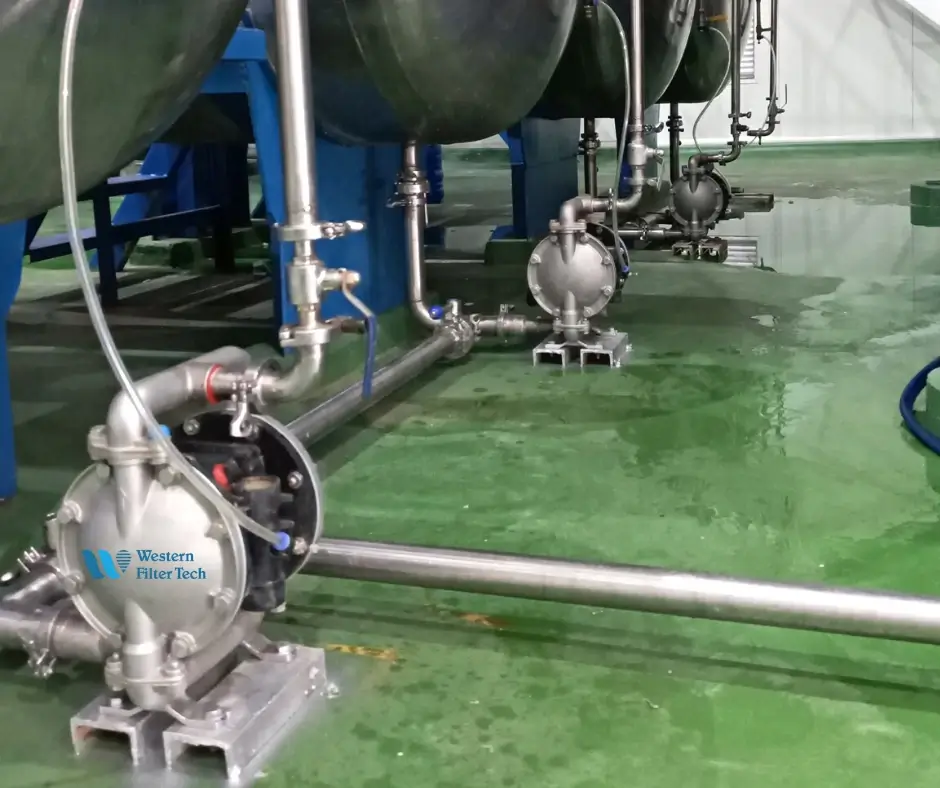 1 inch stainless steel diaphragm pump application for chemical pump